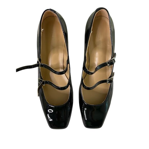 Tony Bianco Whistle Mary Jane Block Heel Square Toe Patent Leather Classy Sz 8.5 - Picture 3 of 15